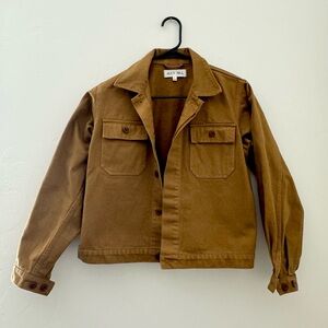 Alex Mill Patrick Denim Jacket Golden Khaki-  S